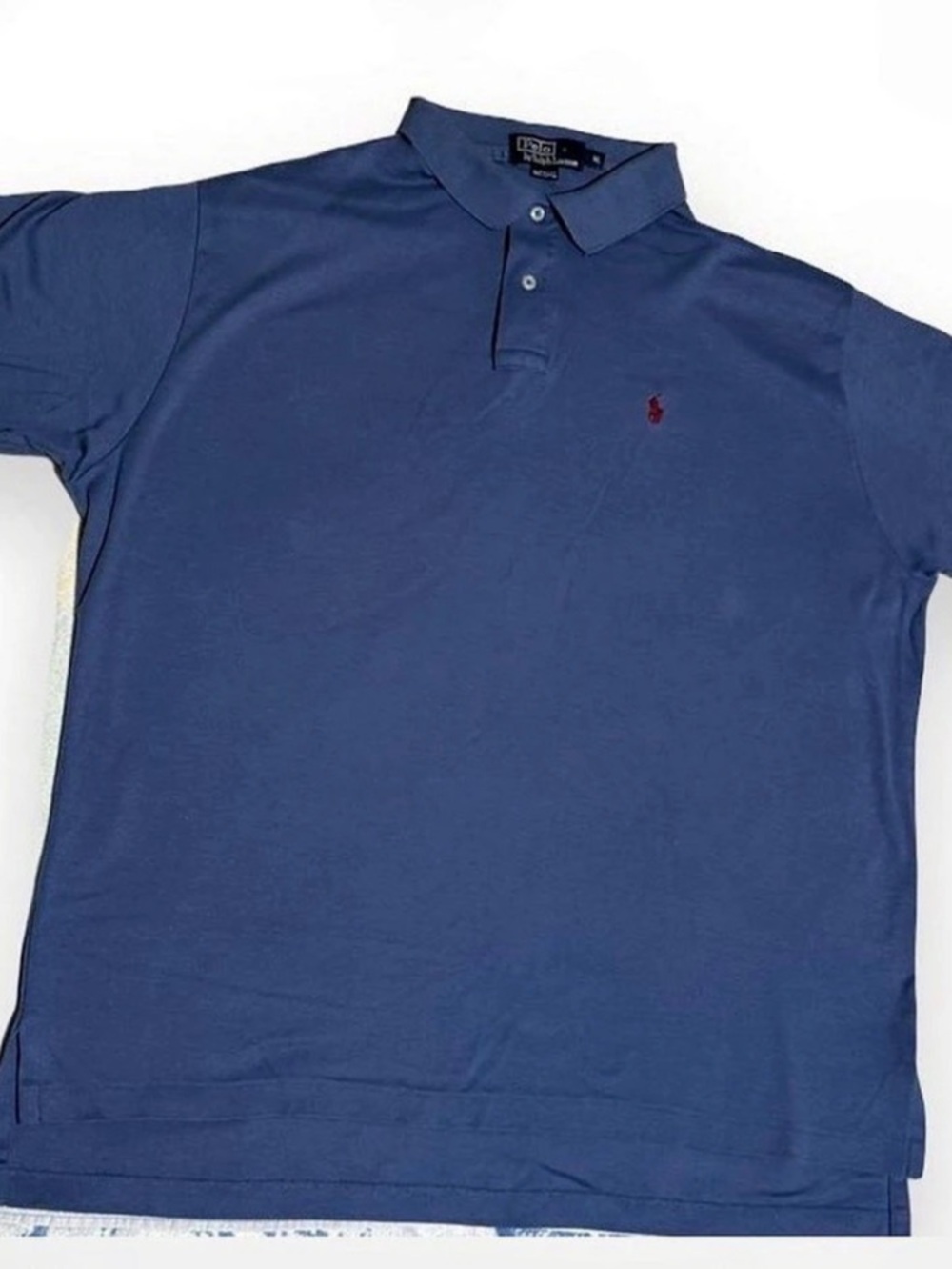 Polo Ralph Lauren Classic Fit Cotton Mesh Polo Shirt Blue XL